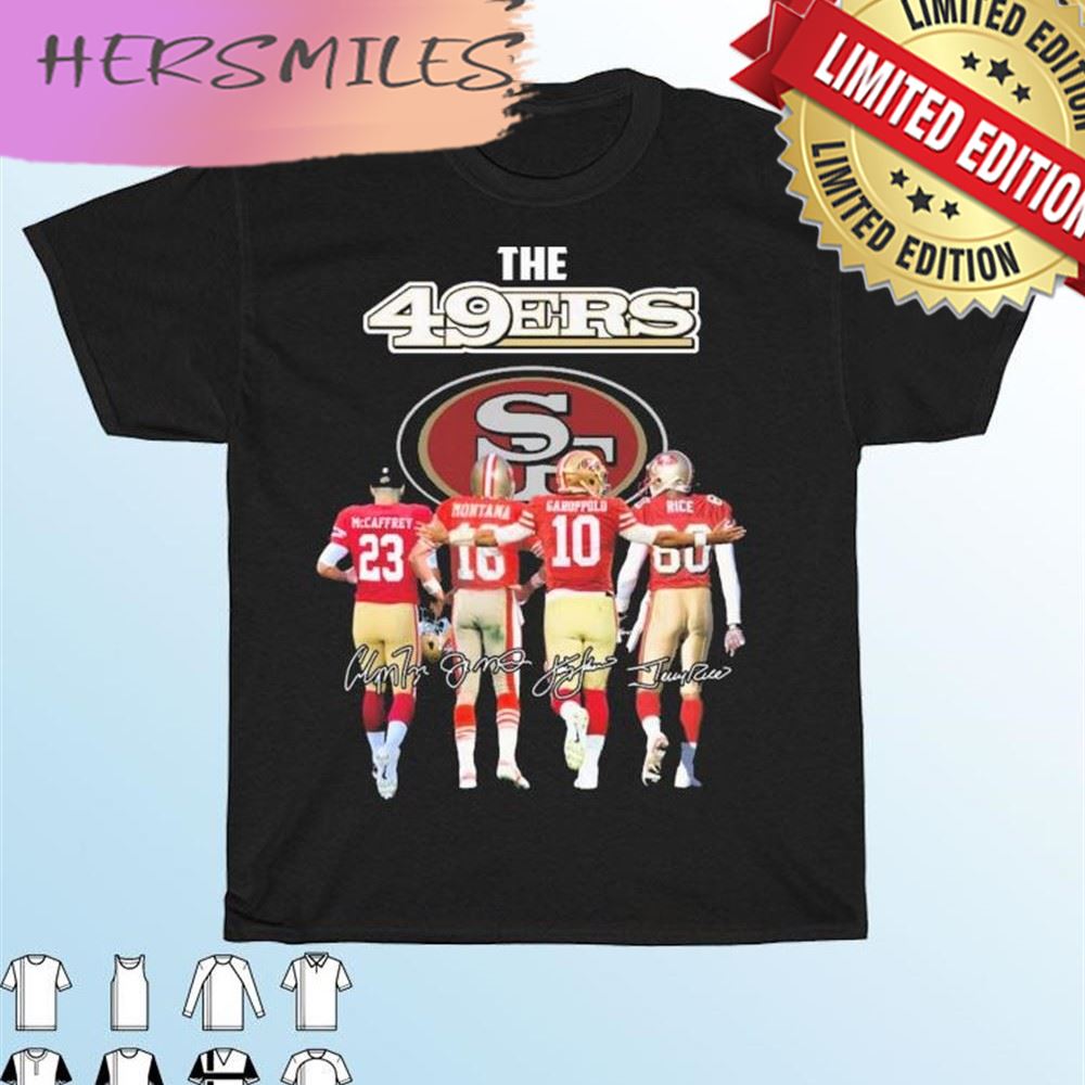 The 49ers Team Players 2022 Signatures T-shirt