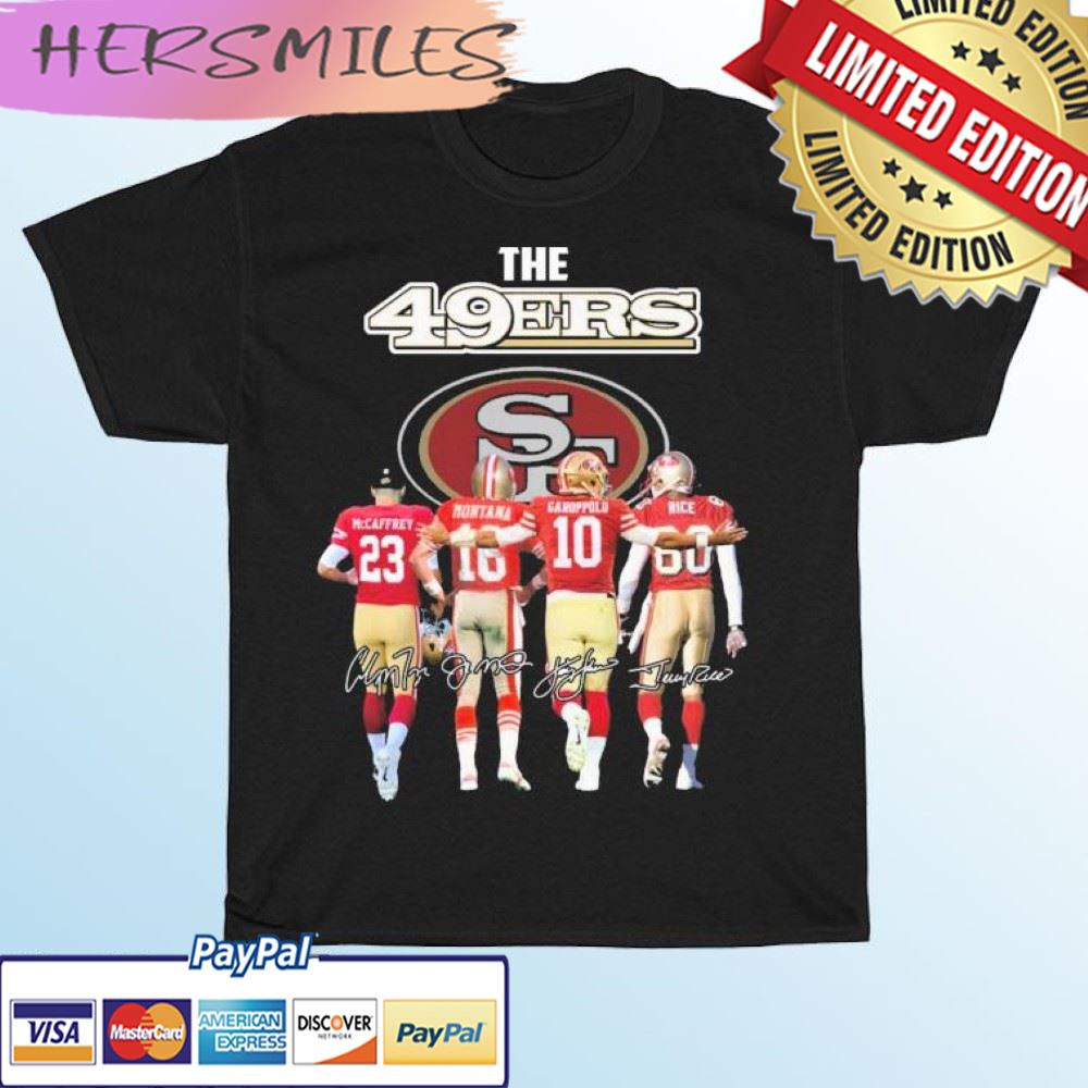 The 49ers Team Players 2022 Signatures T-shirt