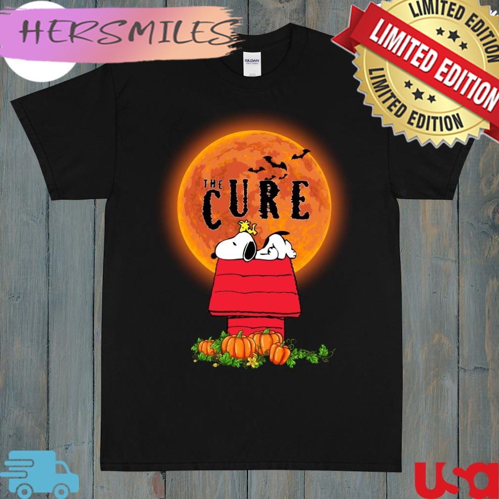 The Cure Snoopy T Shirt Black