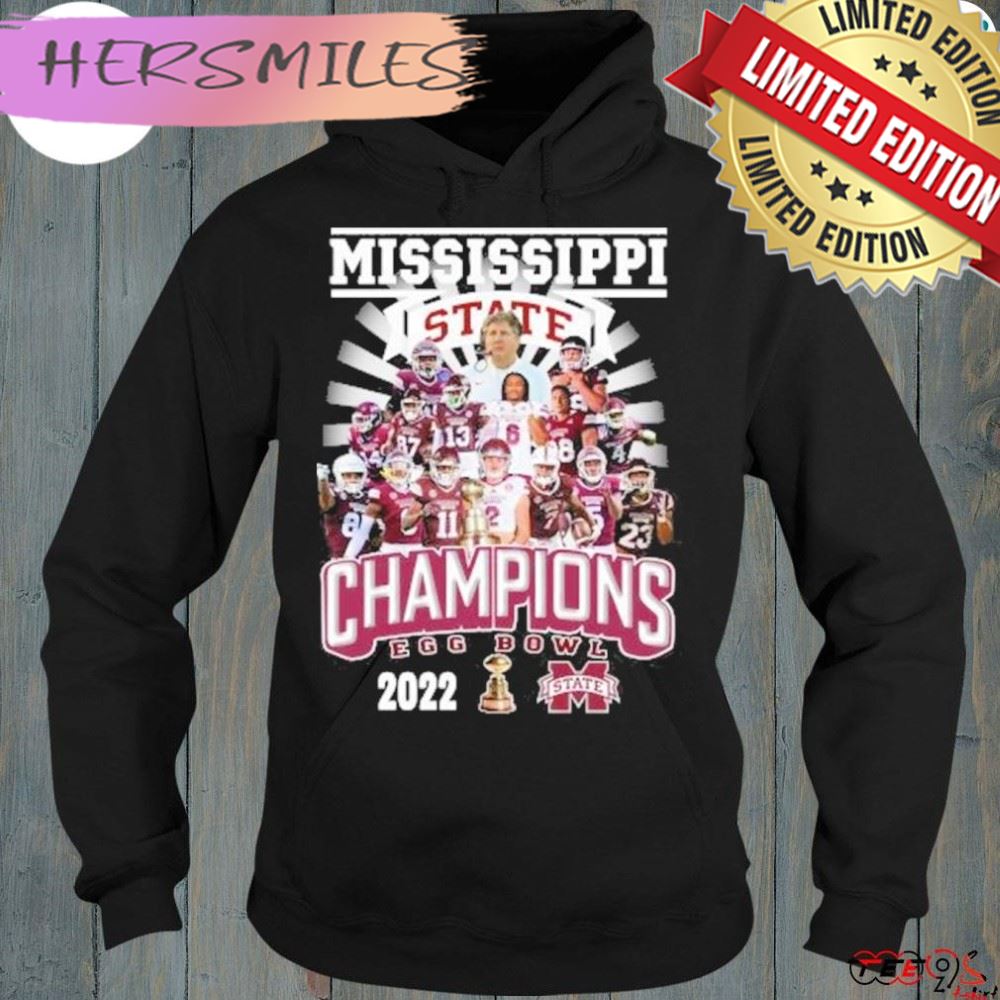 The Mississippi State Bulldogs Egg Bowl Champions 2022 shirt