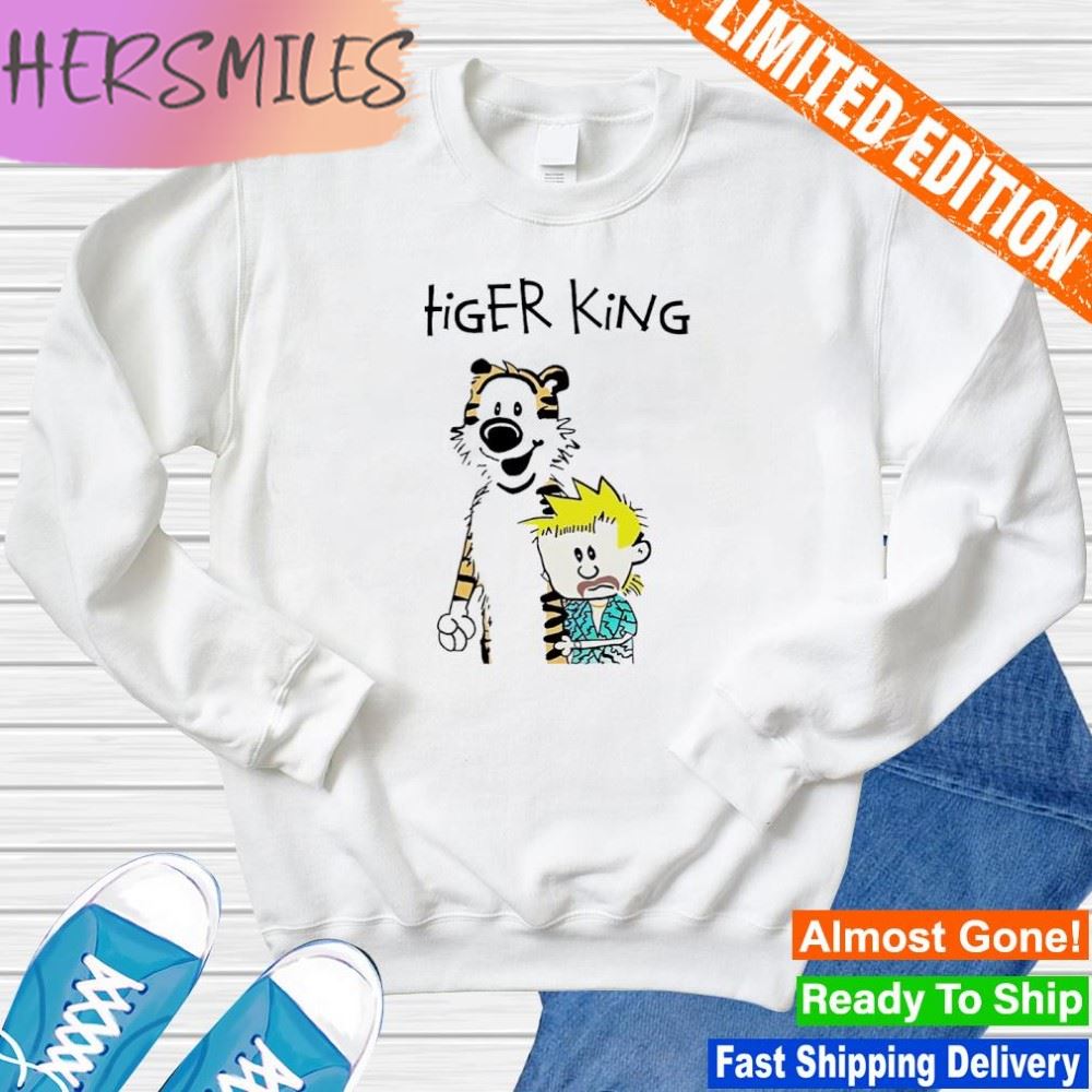 Tiger King Calvin and Hobbes Meme shirt Tiger King Calvin and Hobbes Meme shirt