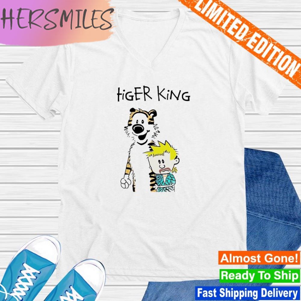 Tiger King Calvin and Hobbes Meme shirt Tiger King Calvin and Hobbes Meme shirt