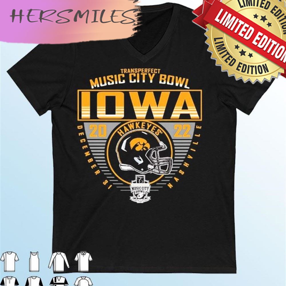 Transperfect Music City Bowl 2022 The University of Iowa Football Bound T-shirt