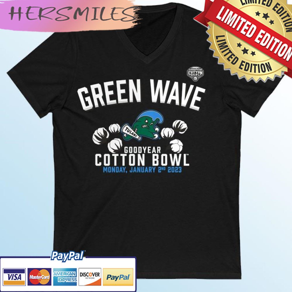 Tulane Green Wave 2023 Cotton Bowl Gameday Stadium T-shirt