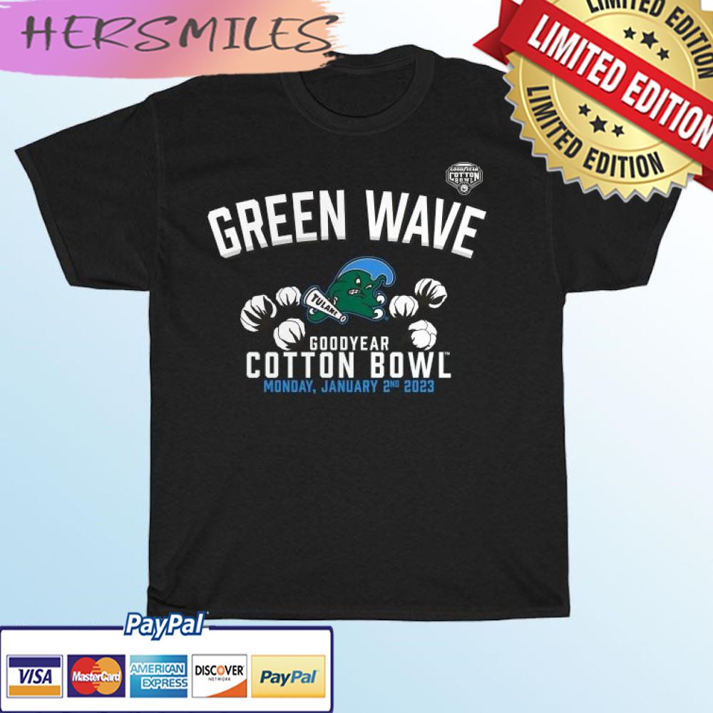 Tulane Green Wave 2023 Cotton Bowl Gameday Stadium T-shirt