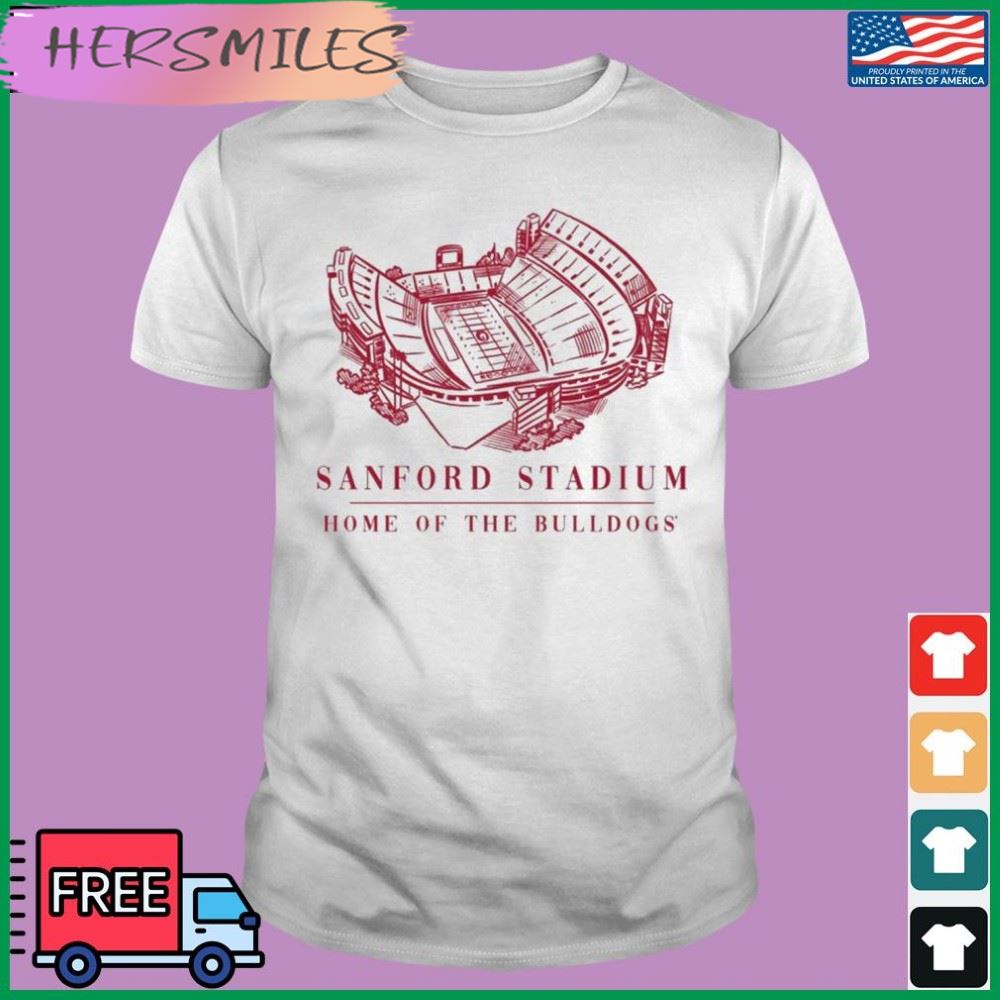 University Of Georgia Sanford Stadium Home Of The Bulldogs T-shirt