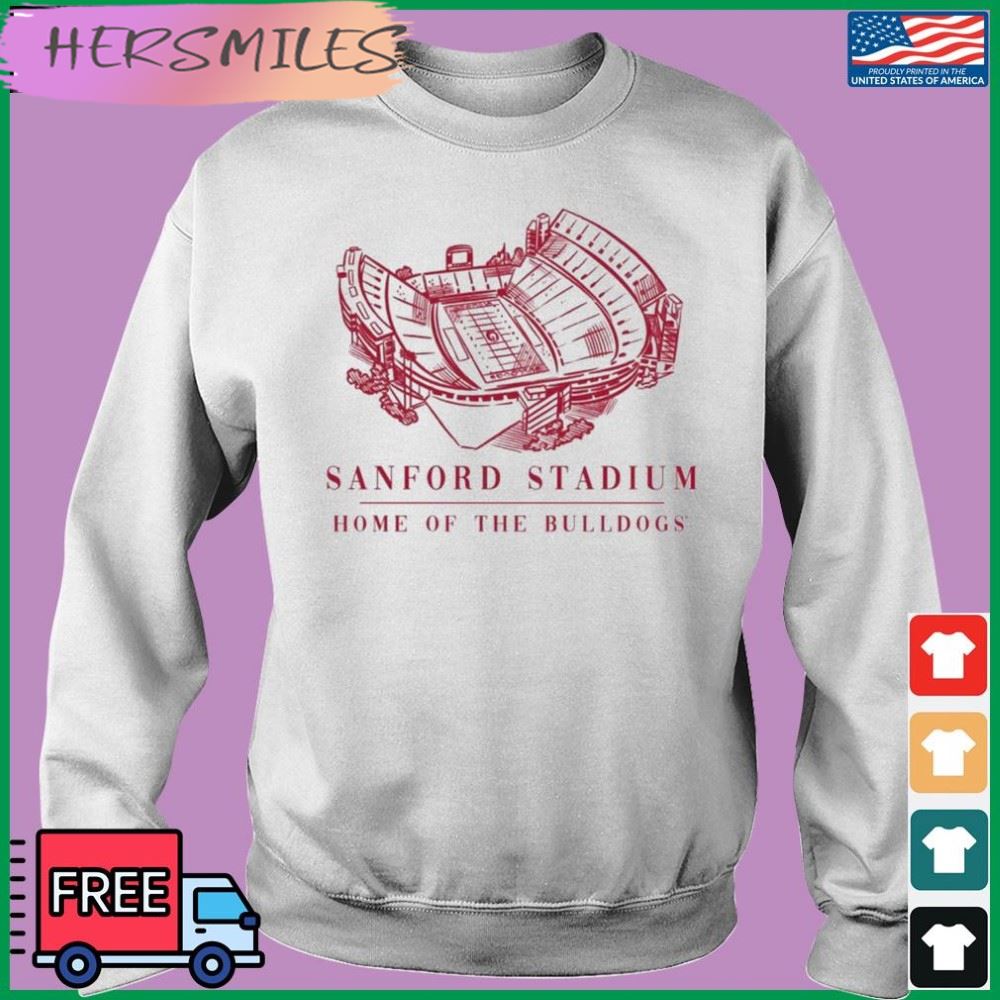 University Of Georgia Sanford Stadium Home Of The Bulldogs T-shirt