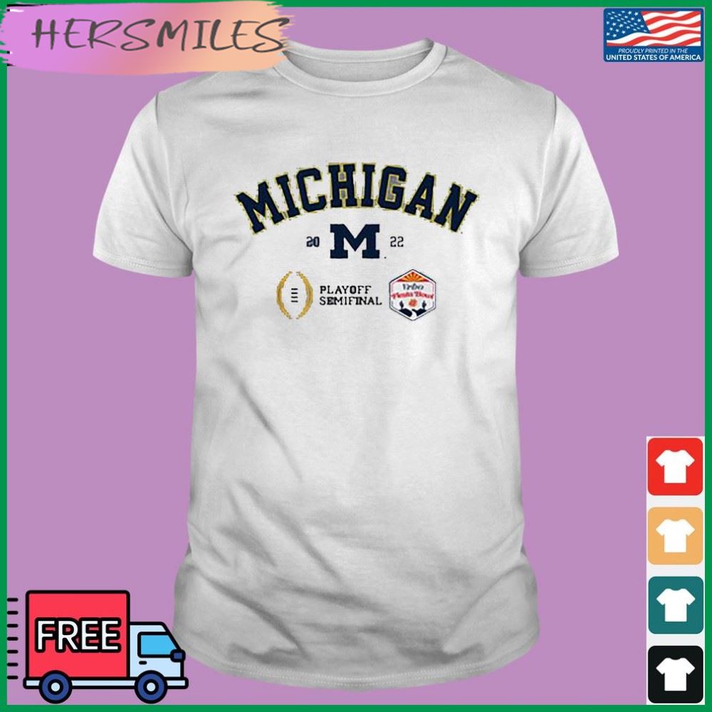 University of Michigan 2022 College Football Playoff Fiesta Bowl T-shirt
