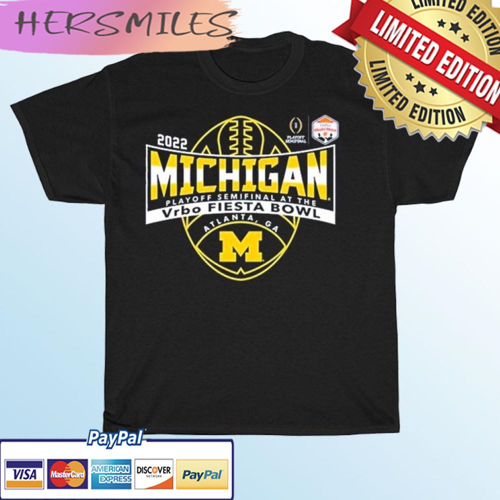 University Of Michigan 2022 Vrbo Fiesta Bowl Bound T-shirt