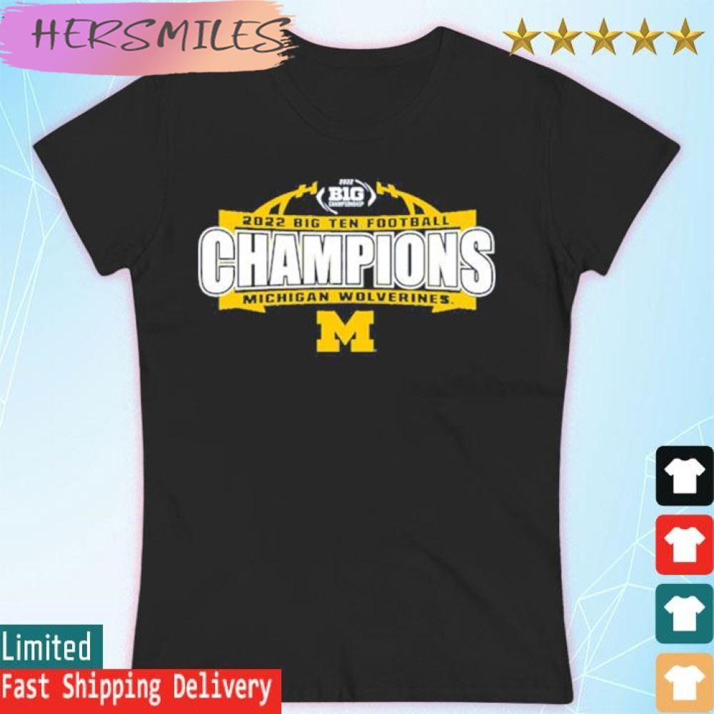 University of Michigan Football 2022 Big Ten Champions final  T-shirt