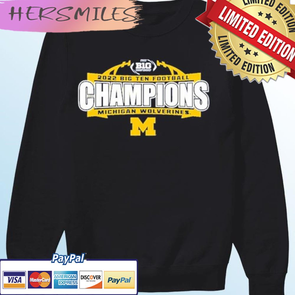 University Of Michigan Football 2022 Big Ten Champions T-shirt