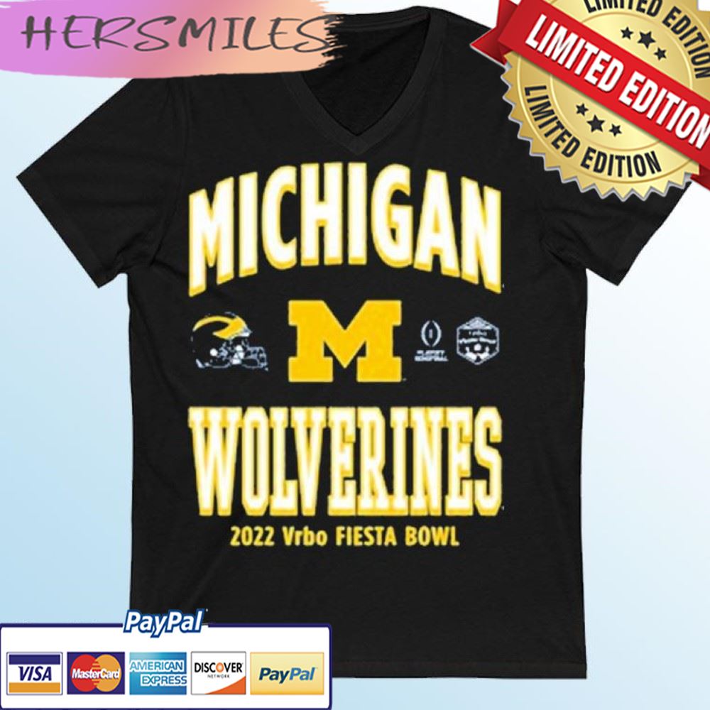 University of Michigan Football 2022 Vrbo Fiesta Bowl T-shirt