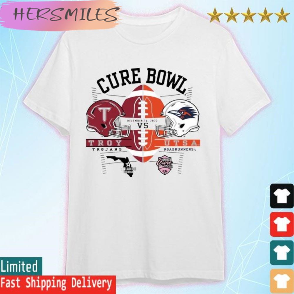 University of Texas San Antonio Football 2022 Cure Bowl Bound Match-Up T-shirt