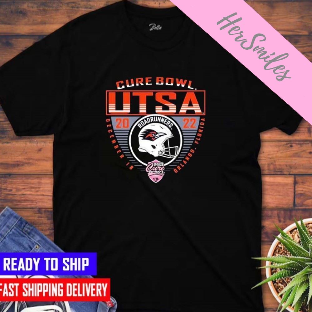 University of Texas San Antonio Football 2022 Cure Bowl Bound   T-shirt