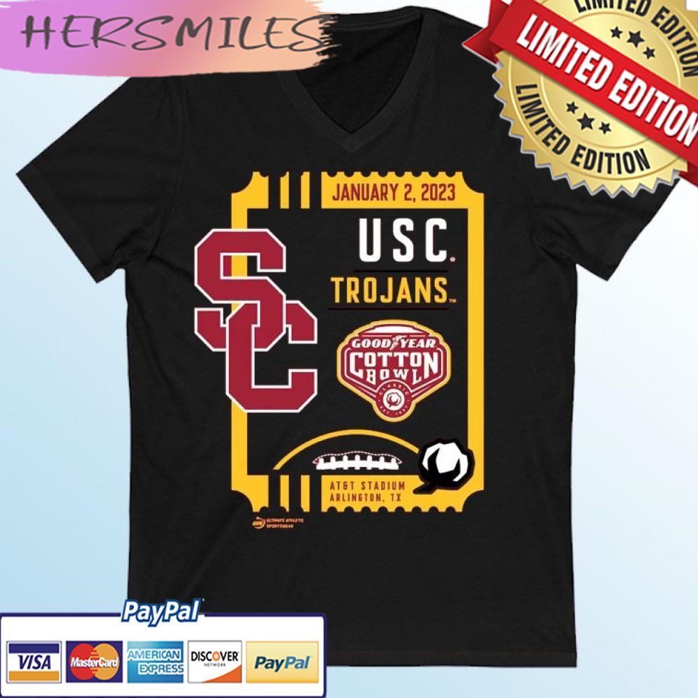 USC Trojans 2023 Goodyear Cotton Bowl T-shirt