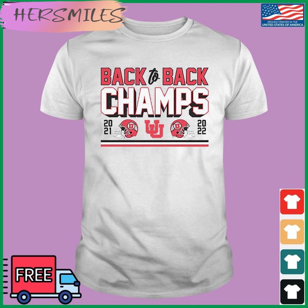 Utah Football Back-to-back Champions T-shirt