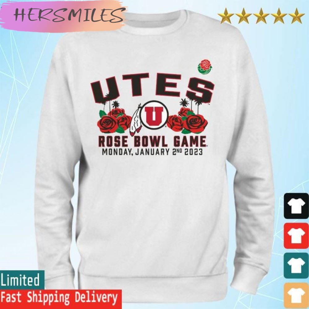 Utah Utes 2023 Rose Bowl Gameday Stadium T-shirt