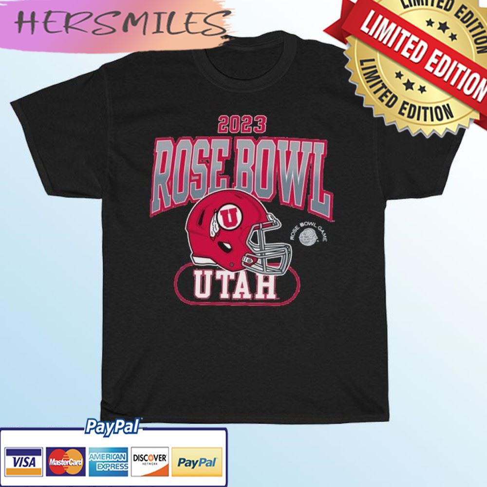 Utah Utes Rose Bowl Game 2023 Vintage Helmet T-shirt
