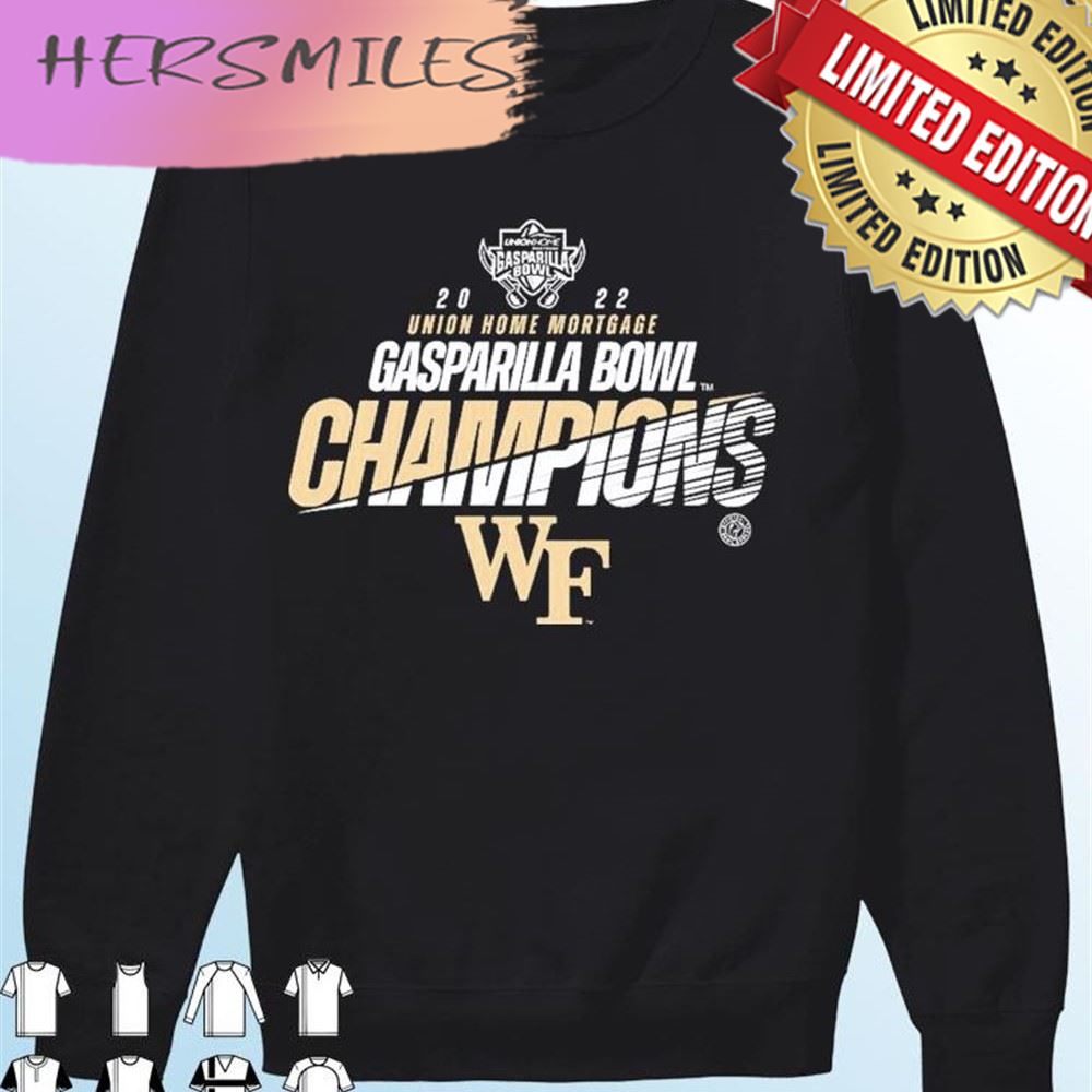 Wake Forest 2022 Gasparilla Bowl Champions T-shirt