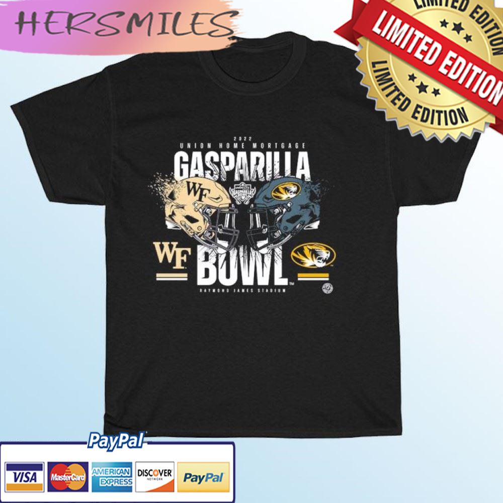 Wake Forest vs Mizzou 2022 Gasparilla Bowl Matchup T-shirt