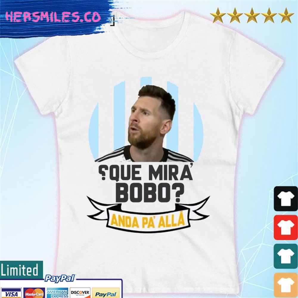 Who Looks Bobo Messi World Cup Qatar shirt