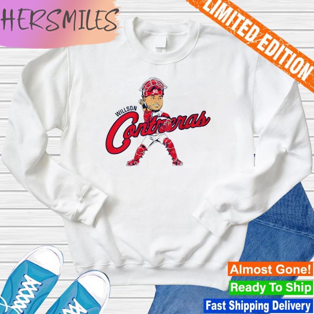 Willson Contreras St. Louis Cardinals Caricature T-shirt Willson Contreras St. Louis Cardinals Caricature T-shirt