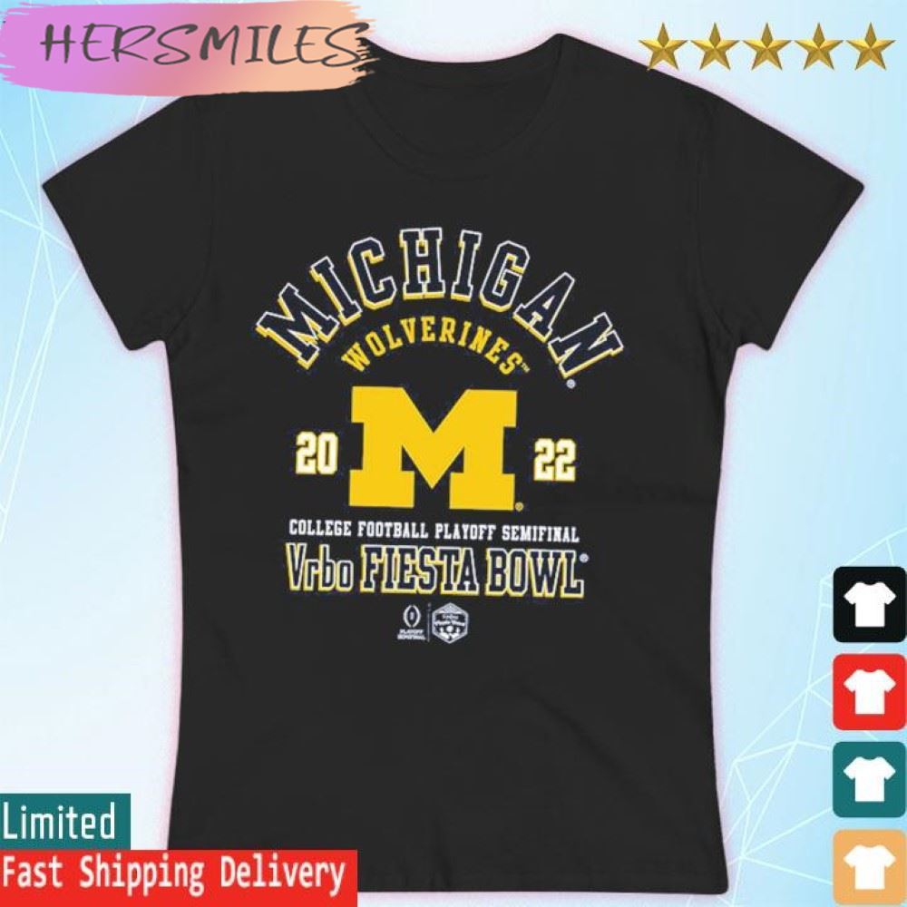 Wolverines 2022 College Football Playoff Bound T-shirt Wolverines 2022 College Football Playoff Bound T-shirt