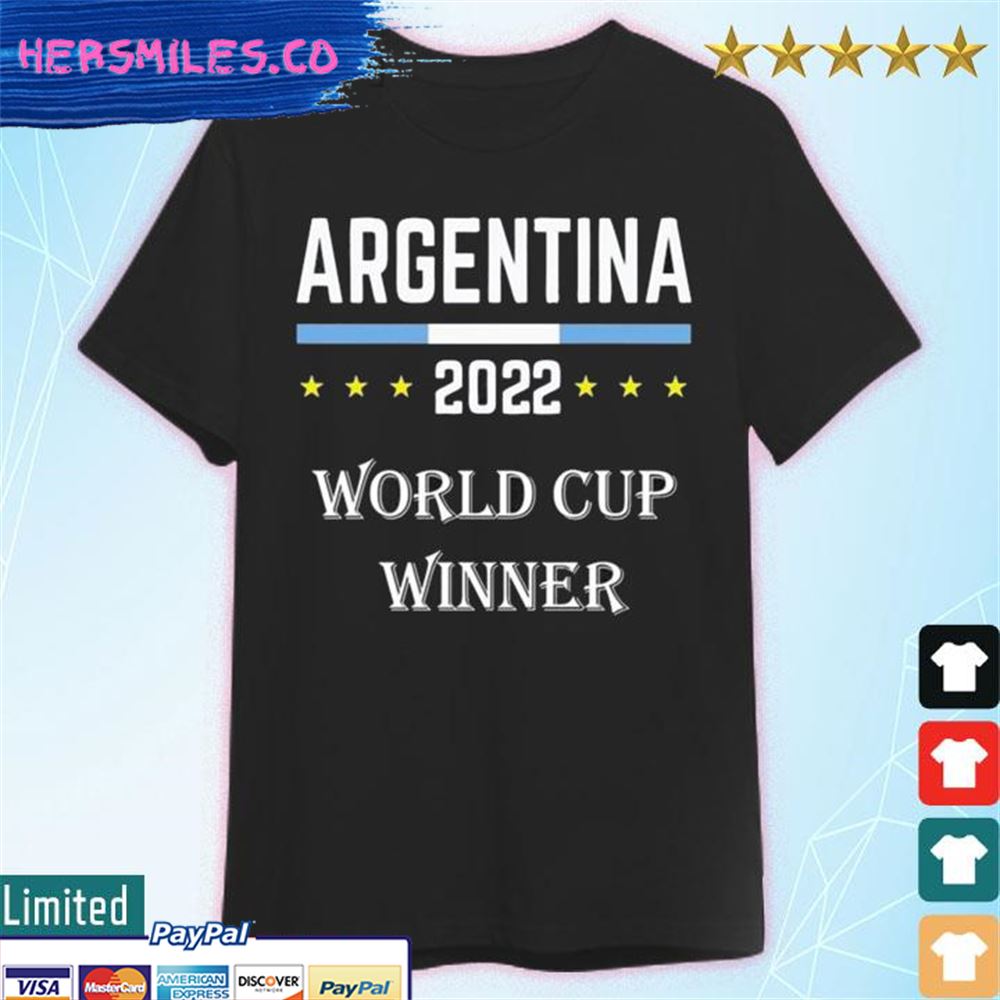 World Cup Winner Argentina 2022 Shirt