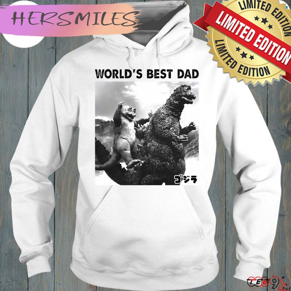 World’s best dad godzilla t-shirt