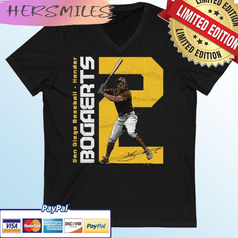 Xander Bogaerts San Diego Padres Vertical Signature T-shirt
