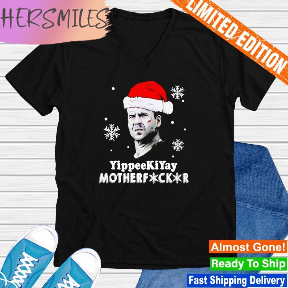 Yipeekiyay Motherfucker Christmas 2022 T-shirt Yipeekiyay Motherfucker Christmas 2022 T-shirt