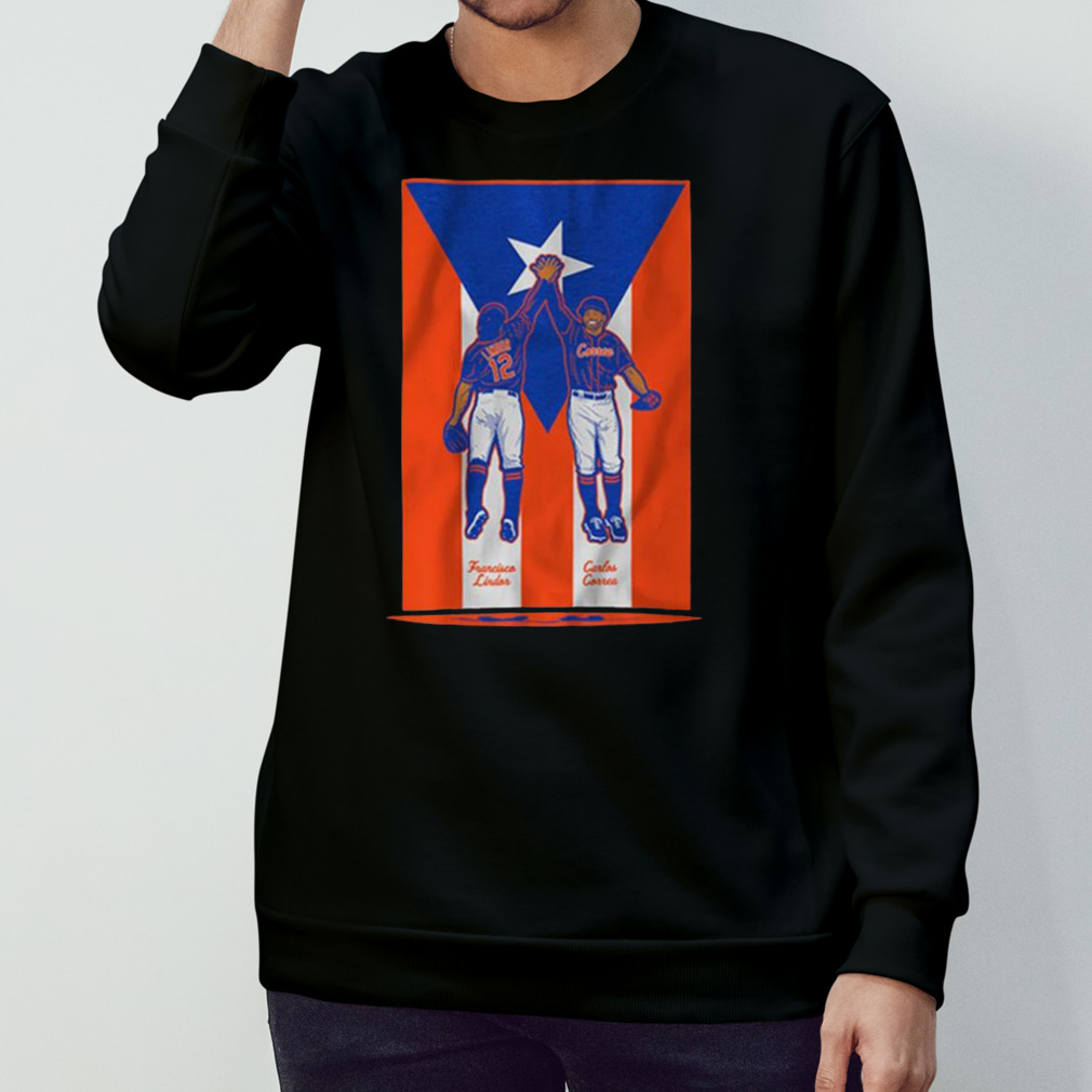 2022 Francisco Lindor Carlos Correa Puerto Rico Shirt 2022 Francisco Lindor Carlos Correa Puerto Rico Shirt