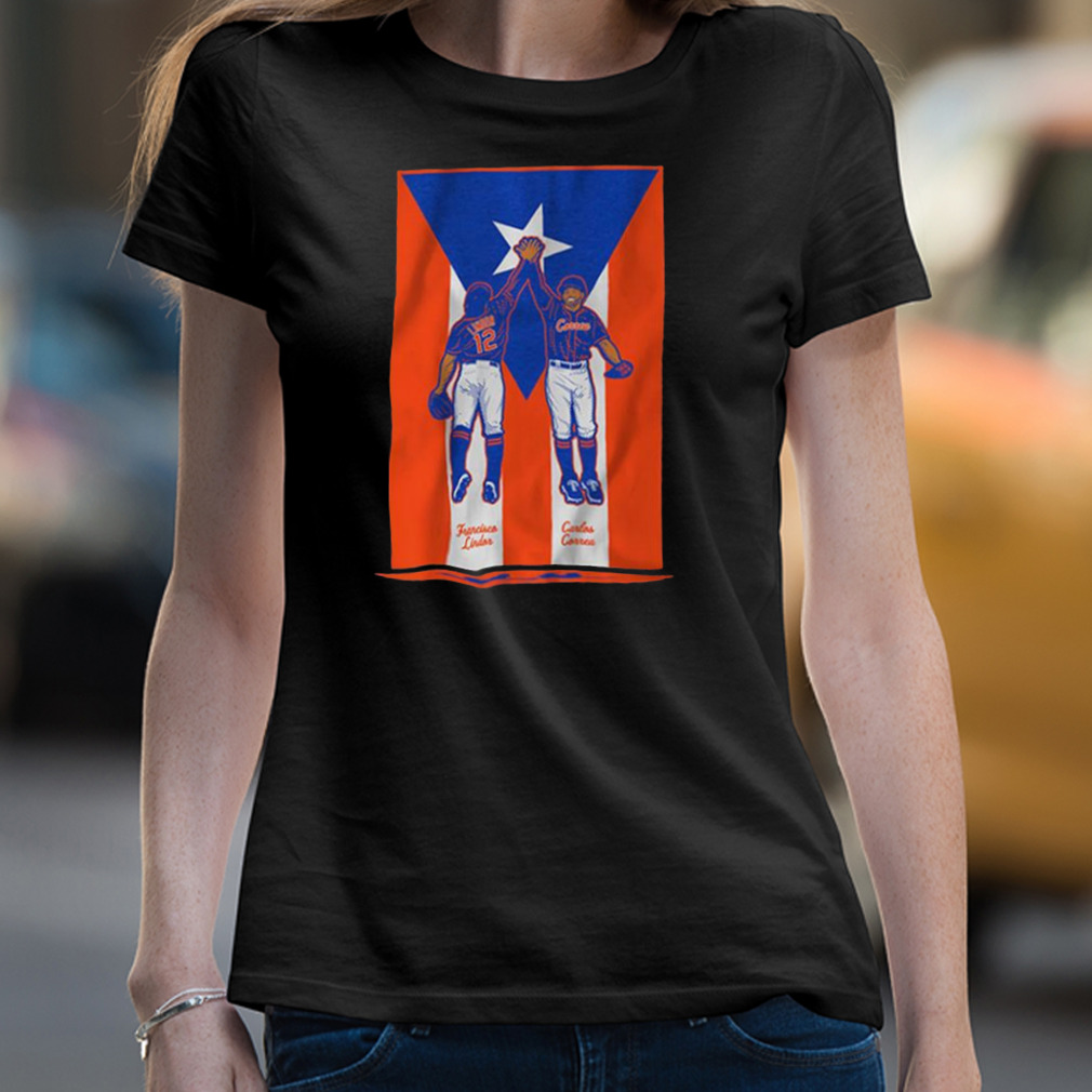 2022 Francisco Lindor Carlos Correa Puerto Rico Shirt 2022 Francisco Lindor Carlos Correa Puerto Rico Shirt