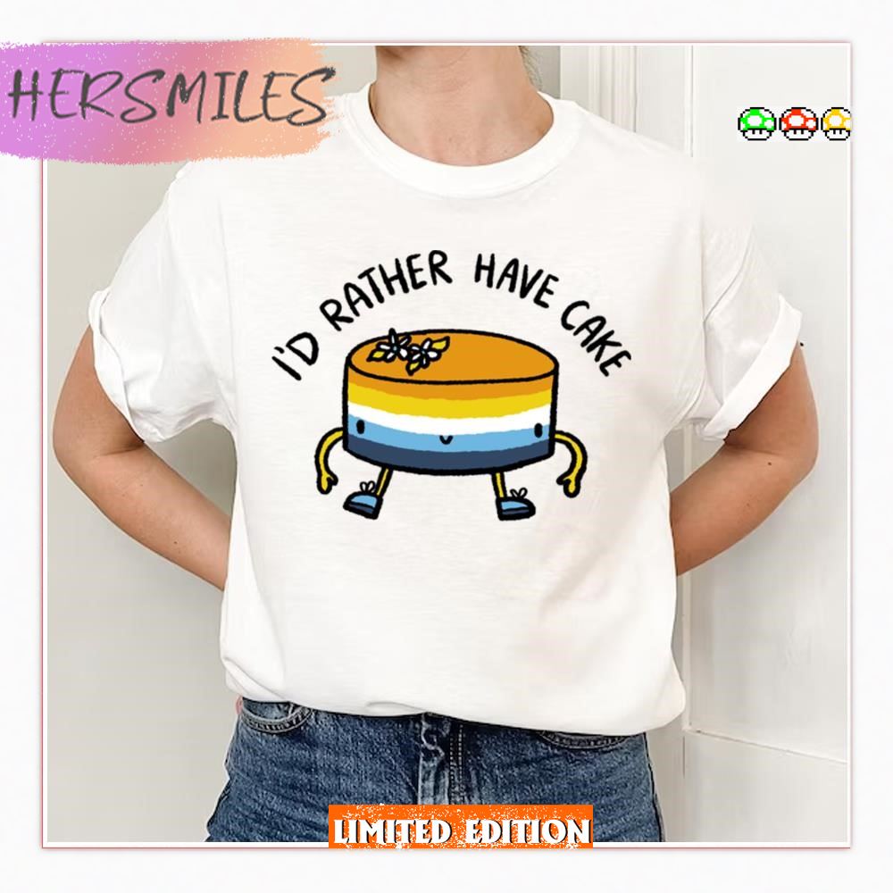 Aroace Cake Lgbtq Pride Month T-shirt Aroace Cake Lgbtq Pride Month T-shirt