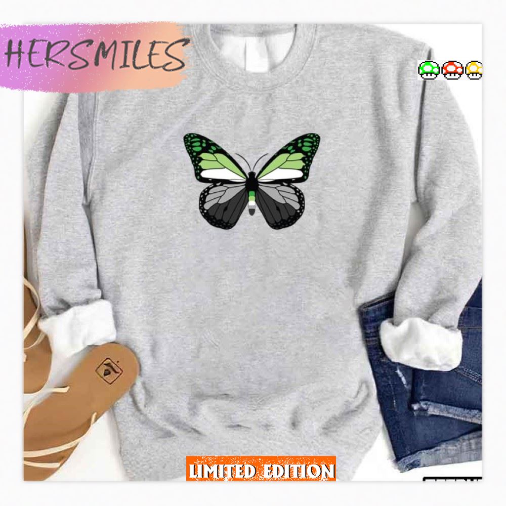 Aromantic Butterfly Pride Lgbtq Pride Month  T-shirt