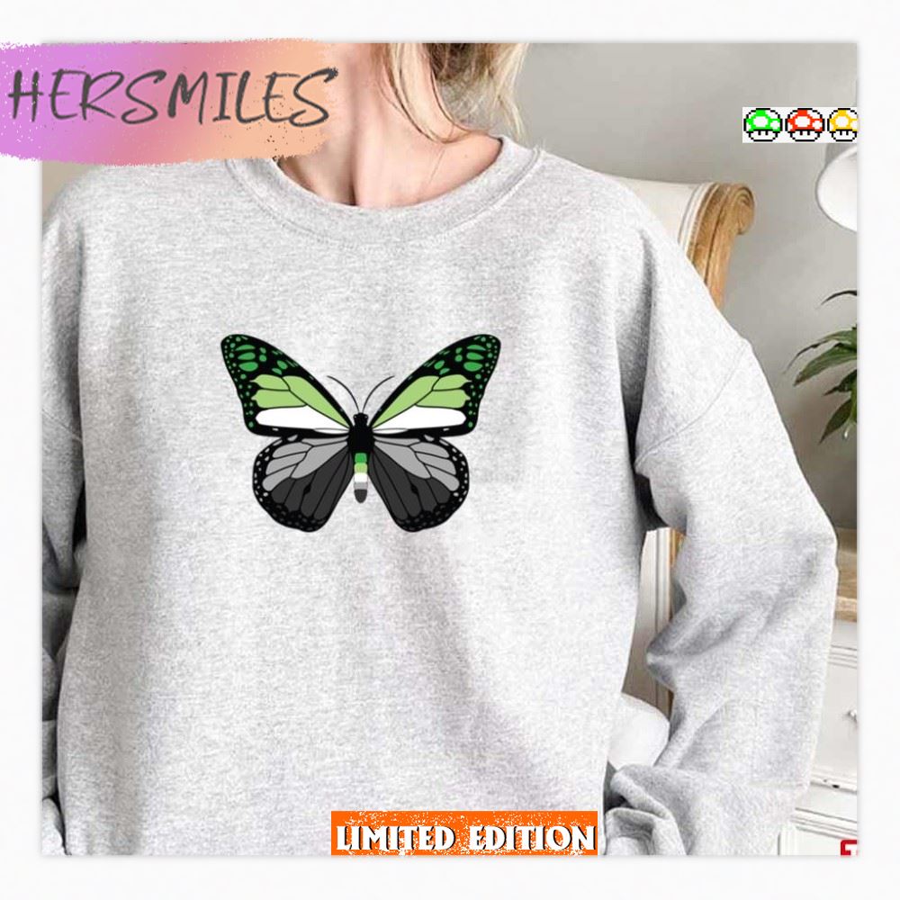 Aromantic Butterfly Pride Lgbtq Pride Month  T-shirt