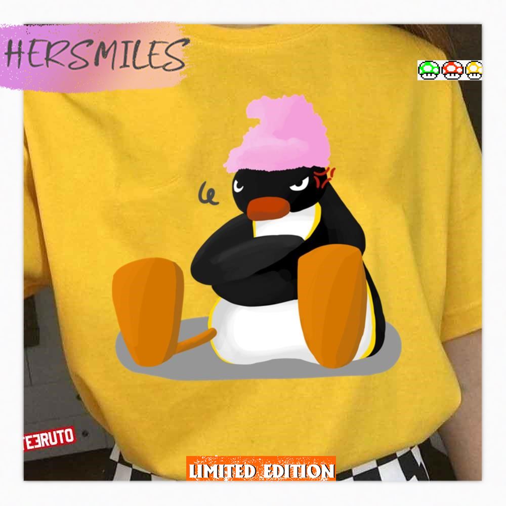 Bath Towel Pingu Cartoon Shirt
