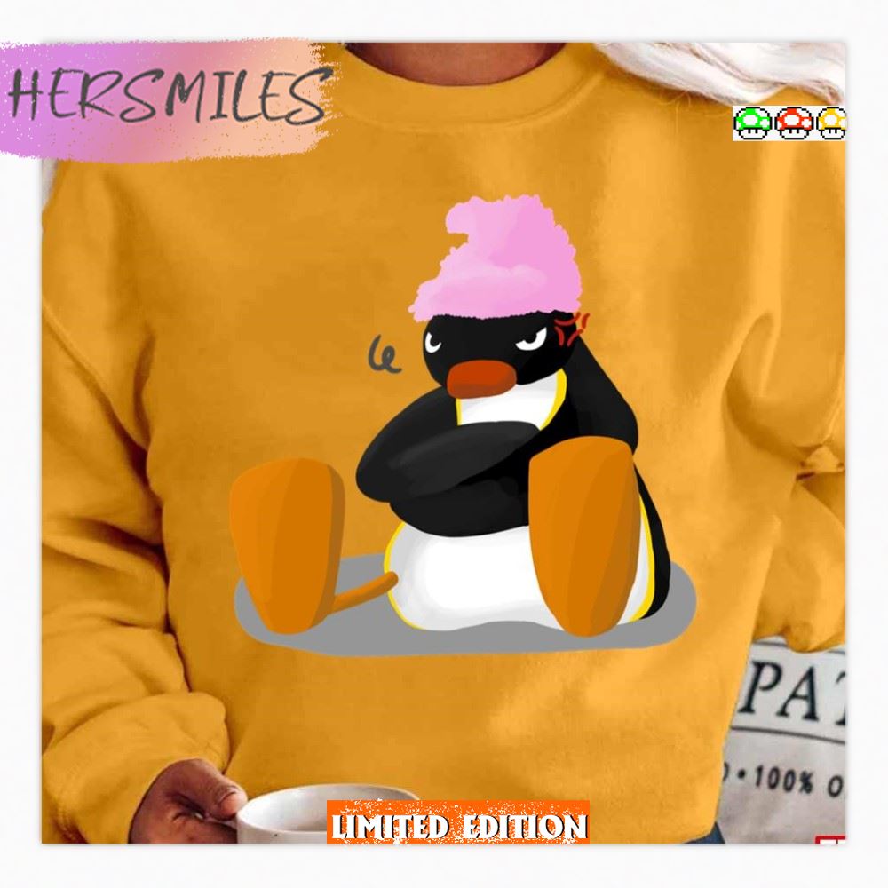 Bath Towel Pingu Cartoon Shirt