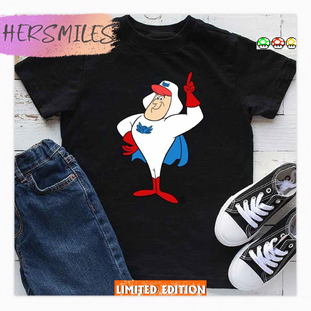 Blue Cape Hero Roger Ramjet Shirt