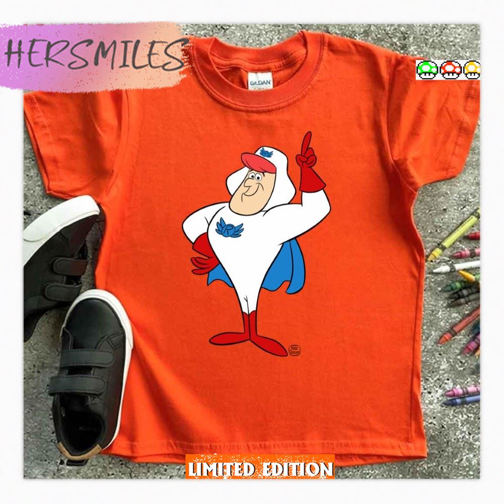 Blue Cape Hero Roger Ramjet Shirt Blue Cape Hero Roger Ramjet Shirt