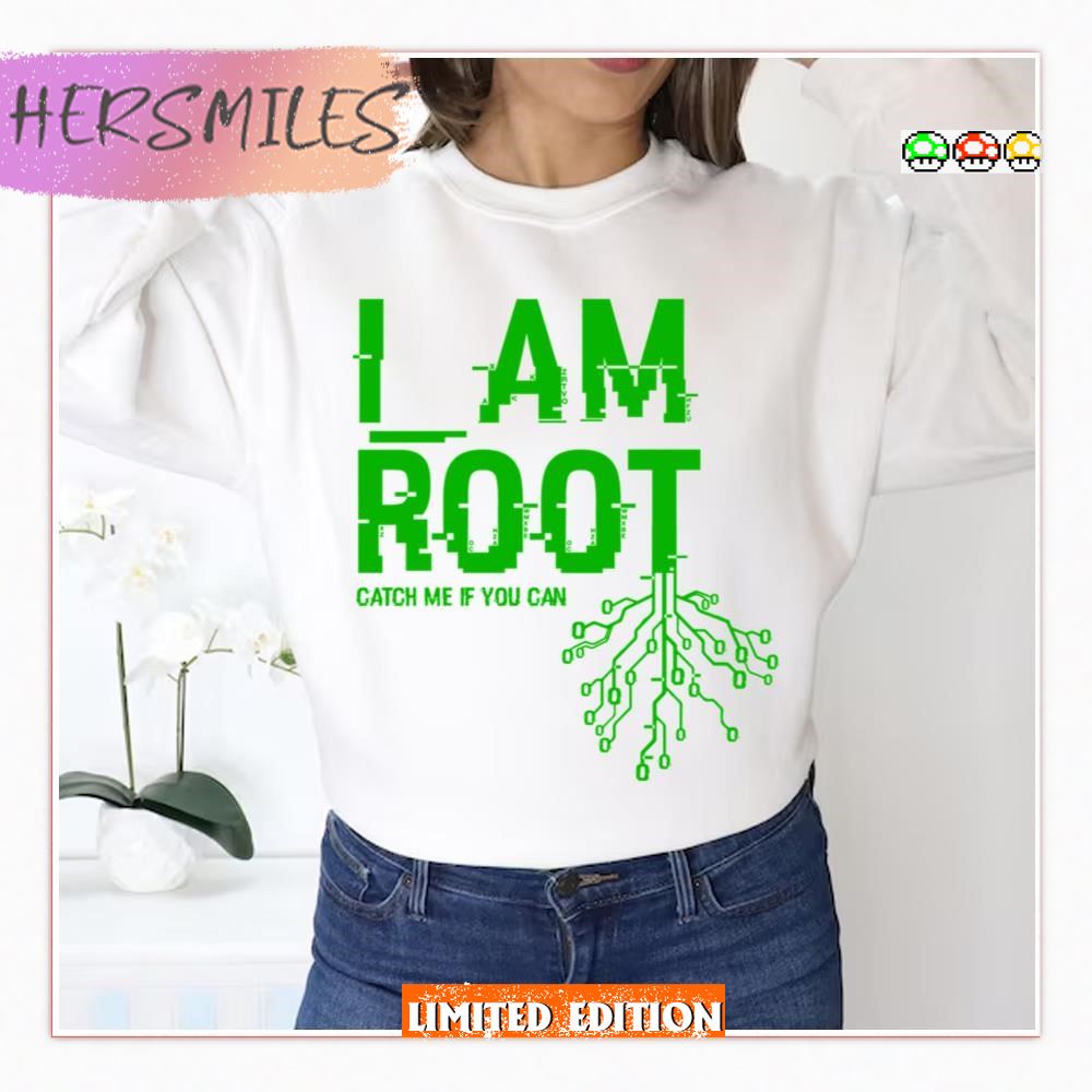 Catch Me If You Can Person Of Interest I Am Root T-shirt
