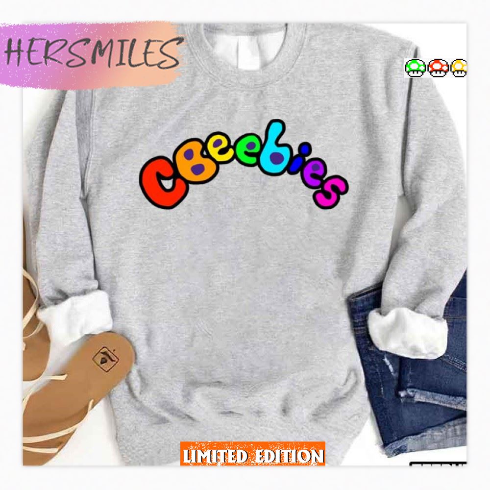 Cbeebies Logo Rainbow  T-shirt