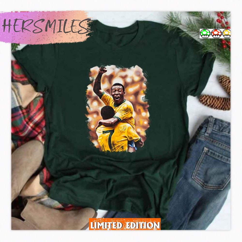Celebrating Pelé Brazil Shirt