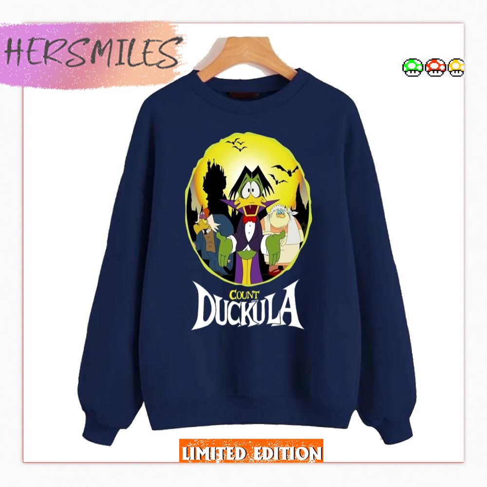 Count Duckula Funny Disney Cartoon  T-shirt