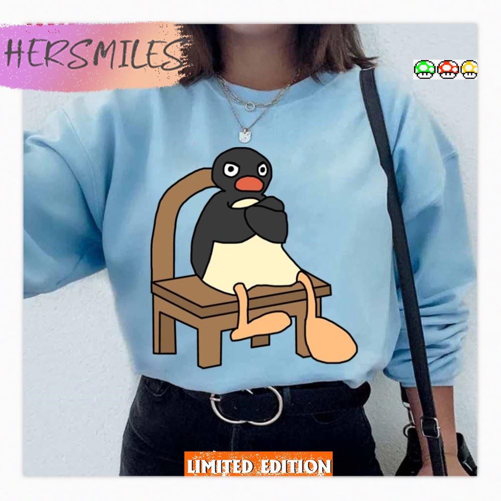 Cute Friend Angry Pingu  T-shirt