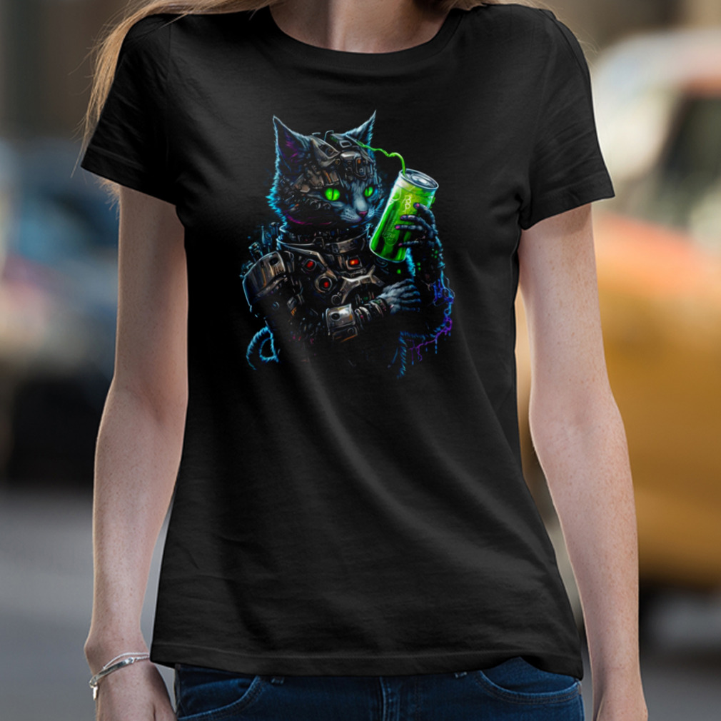 Cyborg Energy Fuel Cat Shirt Cyborg Energy Fuel Cat Shirt