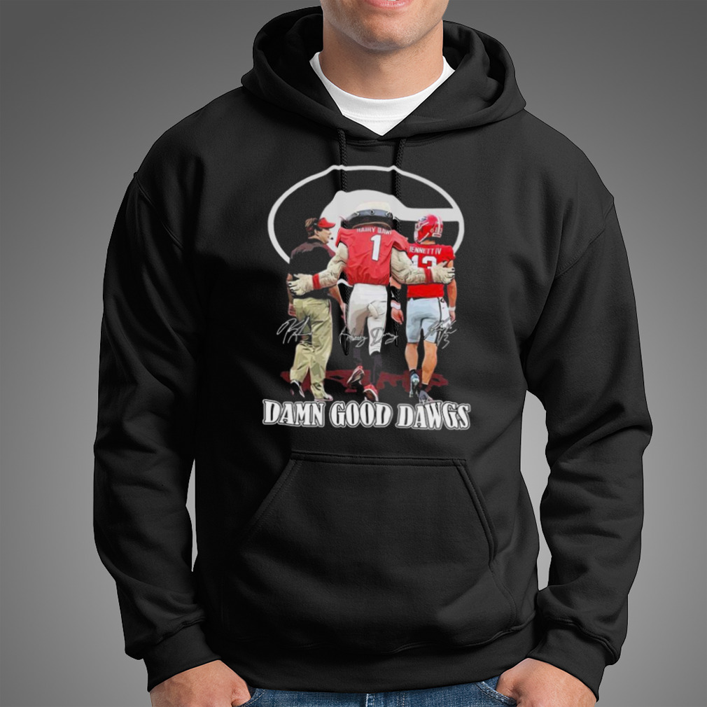 Damn Good Dawgs Georgia Bulldogs Signatures Shirt Damn Good Dawgs Georgia Bulldogs Signatures Shirt