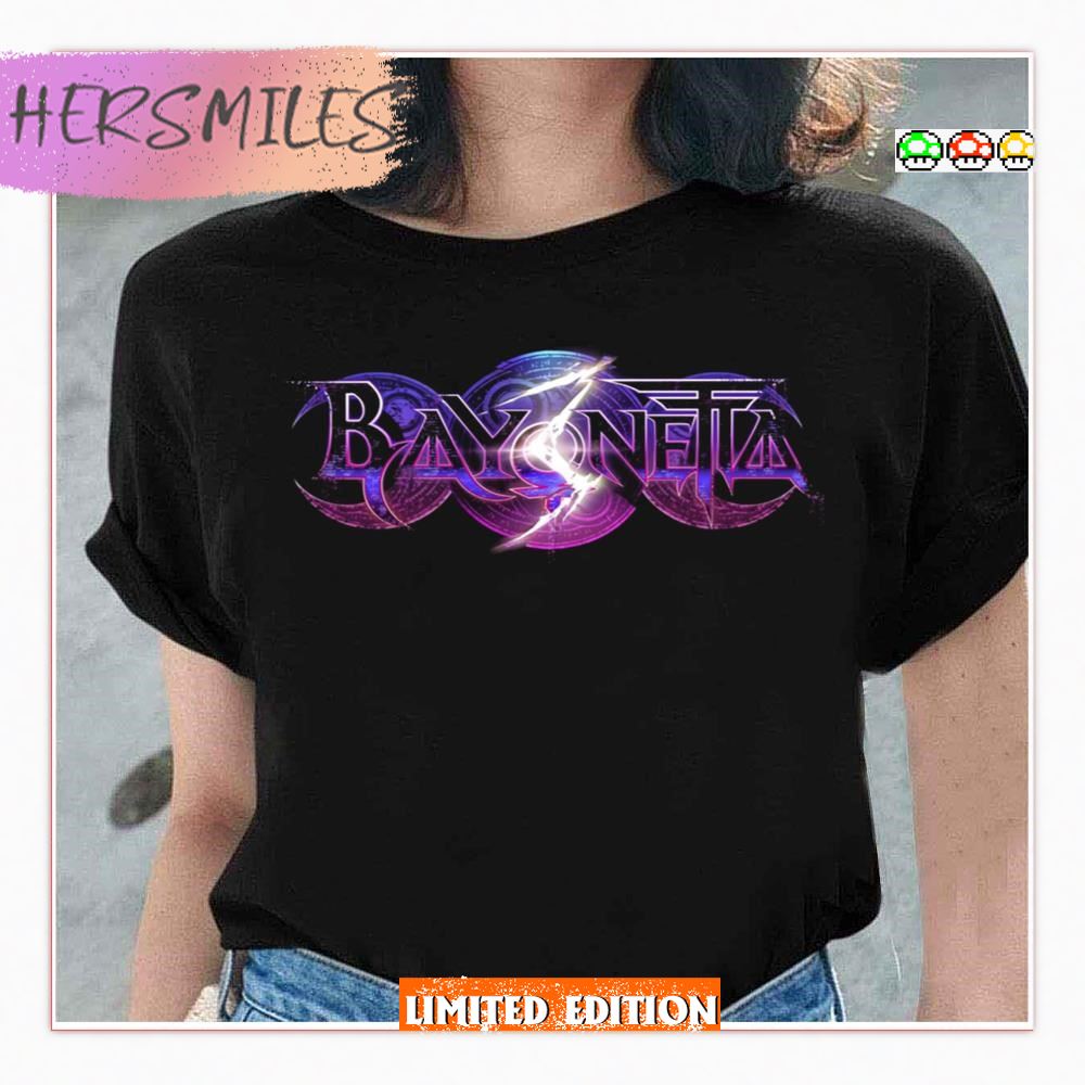 Devil Bayonetta Logo Game Design  T-shirt