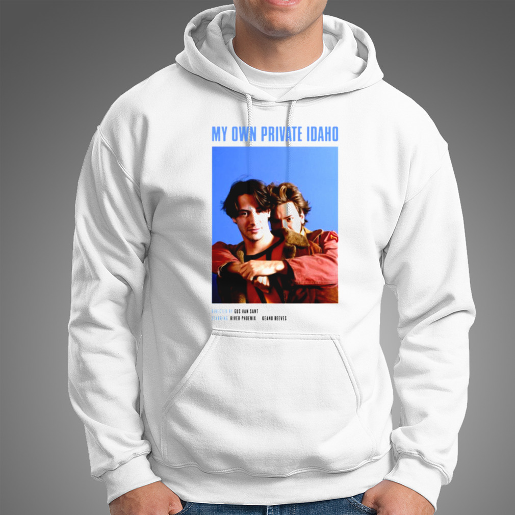 Directed By Gus Van Sant My Own Private Idaho 1991 Keanu Reeves & River Phoenix Portrait Shirt