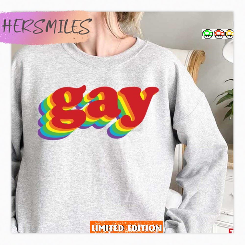 Gay Rainbow Lgbtq Pride Month T Shirt Hersmiles